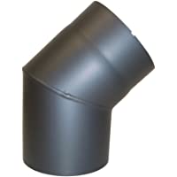 Los mejores  - Kamino - Flam – Codo para chimenea de leña y estufa de leña- Codo vitrificado- Codo de escape – resistente a altas…